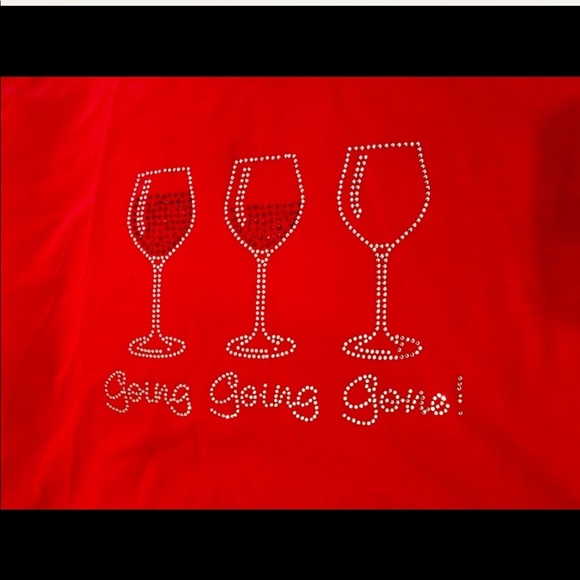 Blingy Wine Enthusiast Tee - Custom Made - Picture 2 of 3